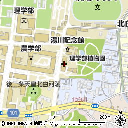 京都大学　数理解析研究所周辺の地図