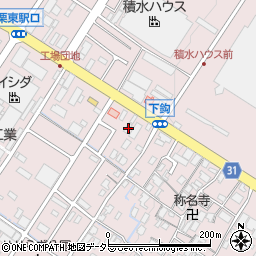 滋賀県栗東市下鈎683周辺の地図