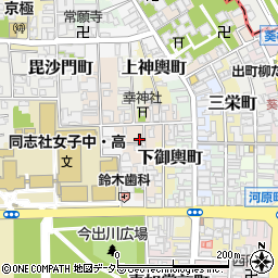京都府京都市上京区柳風呂町186周辺の地図