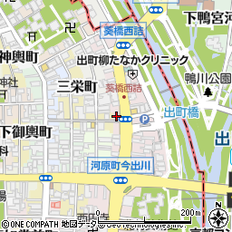 京都銀行出町商店街 ＡＴＭ周辺の地図