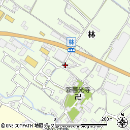 滋賀県栗東市林493-18周辺の地図