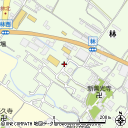 滋賀県栗東市林277-6周辺の地図