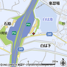 愛知県大府市長草町石原周辺の地図