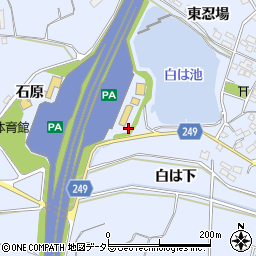 愛知県大府市長草町（石原）周辺の地図