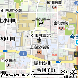 京都府京都市上京区元新在家町161-11周辺の地図