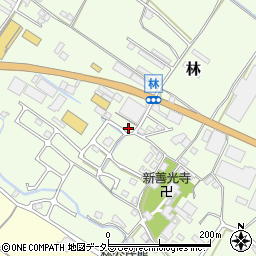 滋賀県栗東市林427-15周辺の地図