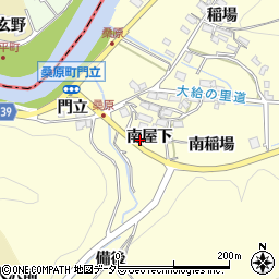 愛知県岡崎市桑原町南屋下8周辺の地図