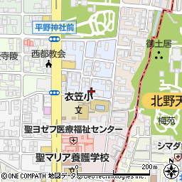 京都府京都市北区平野宮本町95周辺の地図
