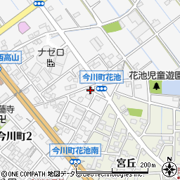 愛知県刈谷市今川町花池周辺の地図