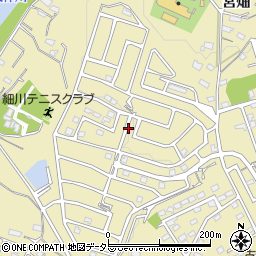愛知県岡崎市細川町さくら台周辺の地図
