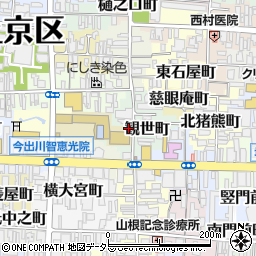 京都府京都市上京区観世町周辺の地図