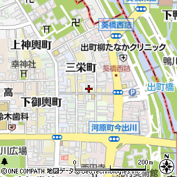 京都府京都市上京区二神町周辺の地図
