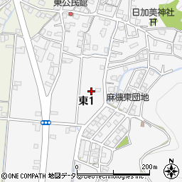 麻機東石橋公園周辺の地図