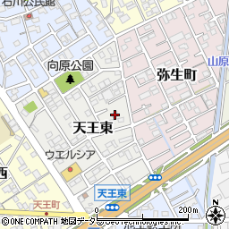 静岡県静岡市清水区天王東11-36周辺の地図