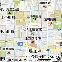 京都府京都市上京区元新在家町161-5周辺の地図