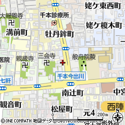 京都府京都市上京区上善寺町96周辺の地図