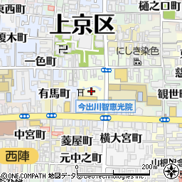 京都府京都市上京区桜井町周辺の地図