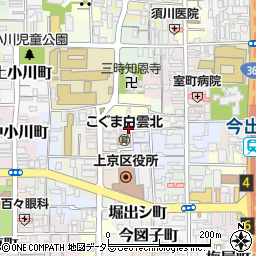 京都府京都市上京区元新在家町161-8周辺の地図