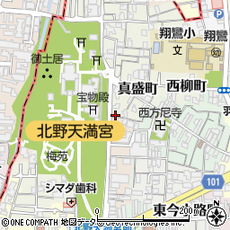 京都府京都市上京区社家長屋町690-3周辺の地図