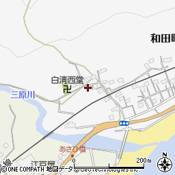 千葉県南房総市和田町白渚624周辺の地図