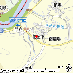 愛知県岡崎市桑原町南屋下9周辺の地図