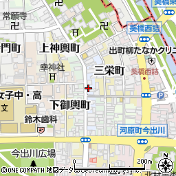 京都府京都市上京区表町周辺の地図