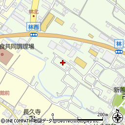 滋賀県栗東市林288-14周辺の地図