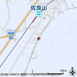 岡山県津山市高尾276周辺の地図