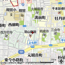 京都府京都市上京区東柳町530-3周辺の地図