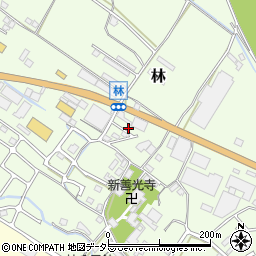 滋賀県栗東市林493-5周辺の地図