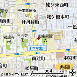 京都府京都市上京区上善寺町95周辺の地図
