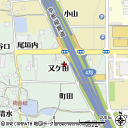 京都府亀岡市大井町南金岐又ケ田16周辺の地図