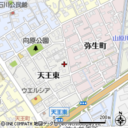 静岡県静岡市清水区天王東11-31周辺の地図