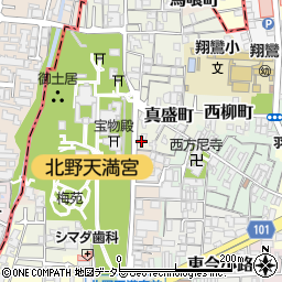 京都府京都市上京区社家長屋町690周辺の地図