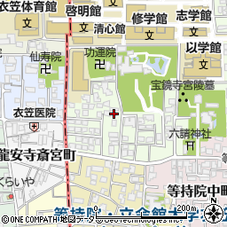 京都府京都市北区等持院北町25周辺の地図