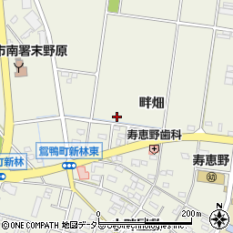 愛知県豊田市鴛鴨町周辺の地図
