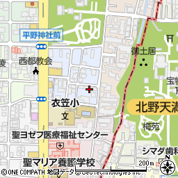 京都府京都市北区平野宮本町92周辺の地図