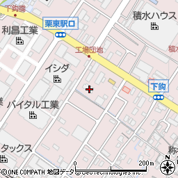 滋賀県栗東市下鈎831周辺の地図