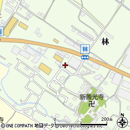滋賀県栗東市林427-6周辺の地図