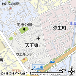 静岡県静岡市清水区天王東11-31-1周辺の地図