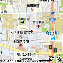 京都府京都市上京区蒔鳥屋町149周辺の地図