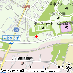 滋賀県草津市下笠町179周辺の地図