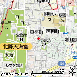 京都府京都市上京区社家長屋町675周辺の地図