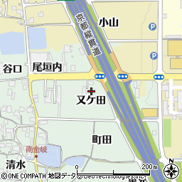 京都府亀岡市大井町南金岐（又ケ田）周辺の地図