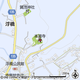 静岡県伊豆の国市浮橋204周辺の地図