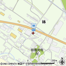 滋賀県栗東市林493-2周辺の地図