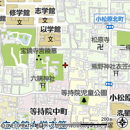 京都府京都市北区等持院北町58-3周辺の地図