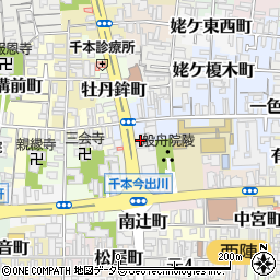 京都府京都市上京区上善寺町91周辺の地図