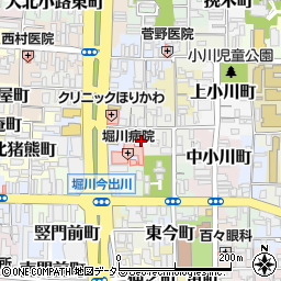 京都府京都市上京区実相院町周辺の地図