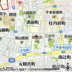 京都府京都市上京区溝前町80周辺の地図
